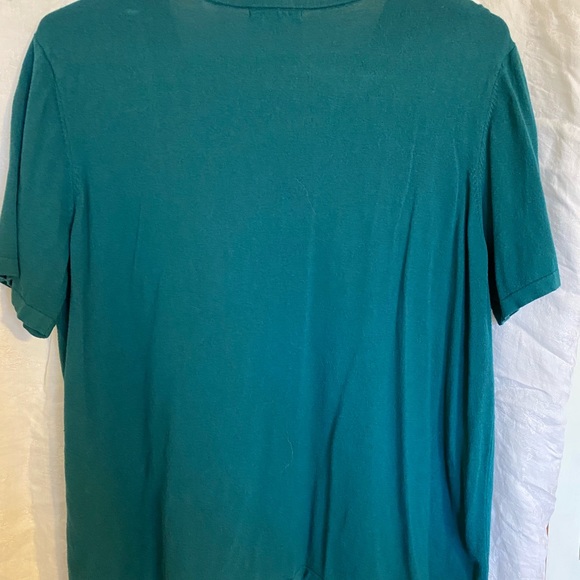 Erin London Teal short sleeve women’s top size XL - Picture 3 of 3